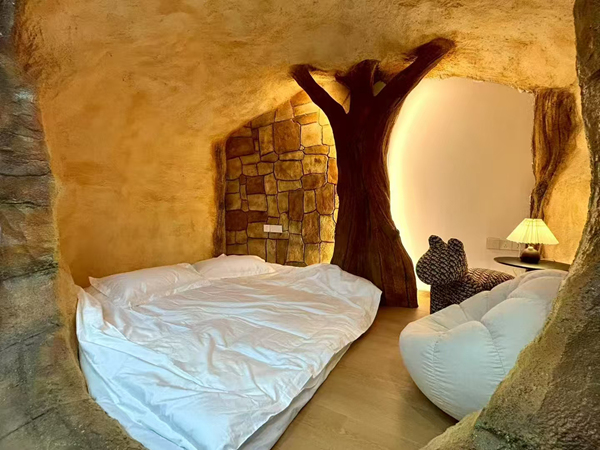 洞穴风主题民宿